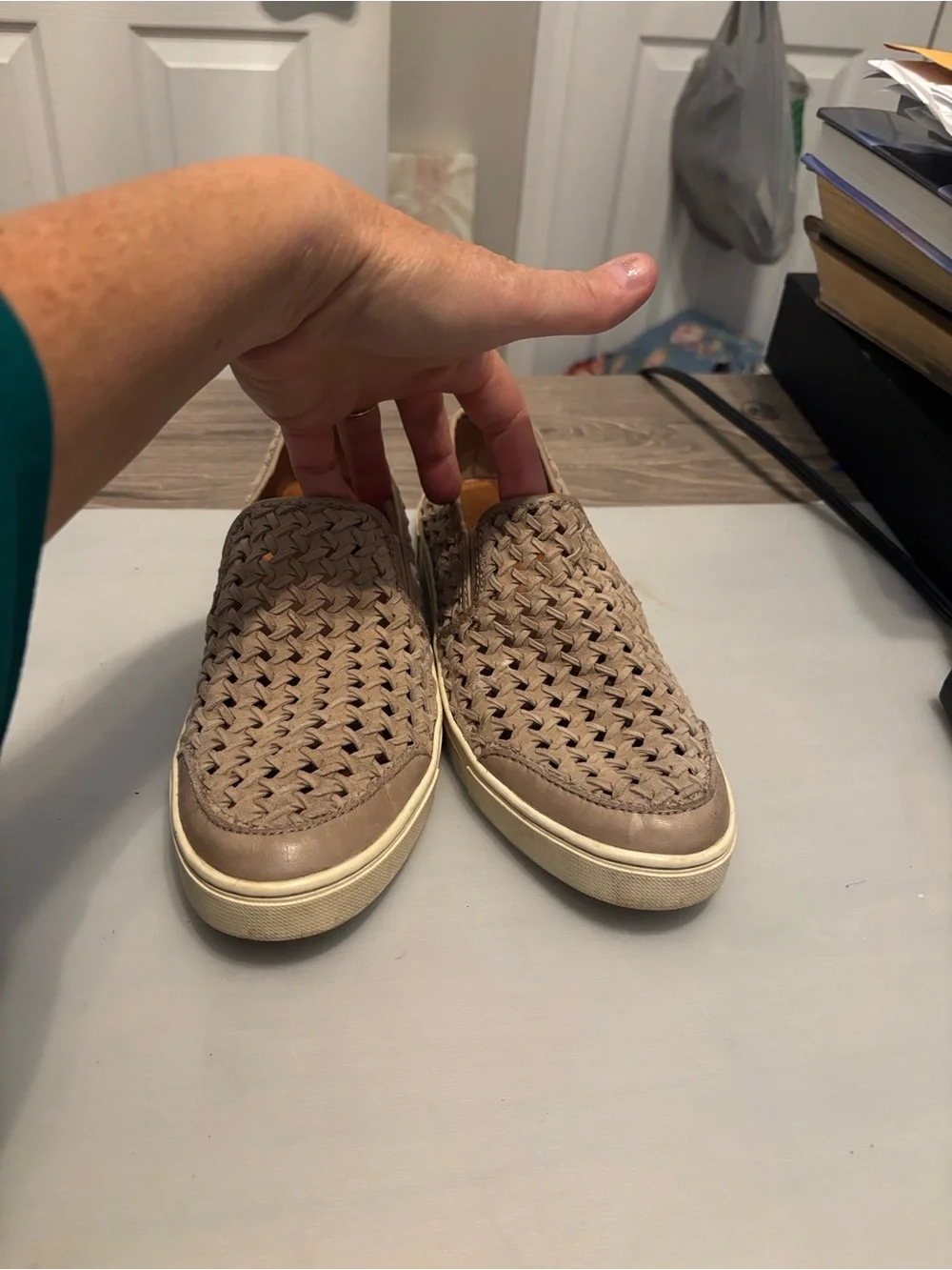 Frye Men's Woven Slip-On Loafers - Taupe